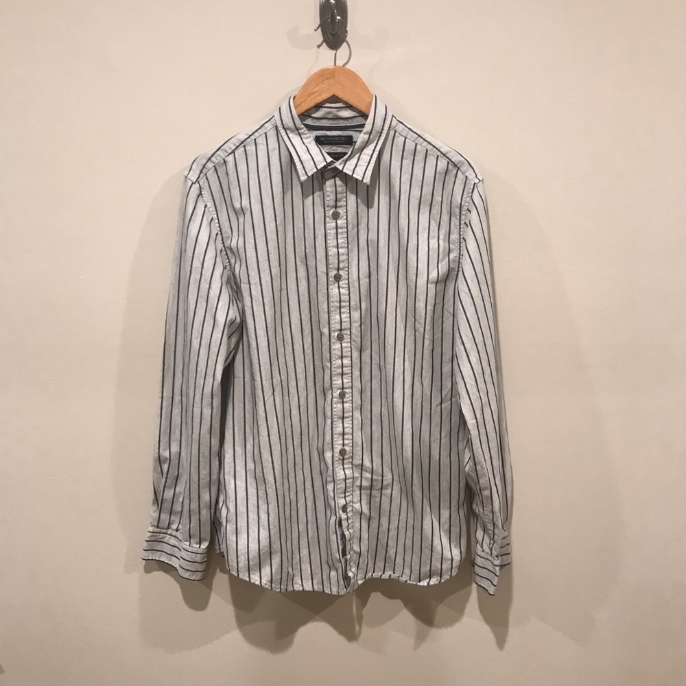 Banana Republic Oxford Shirt Size Large